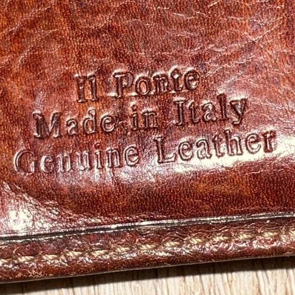 THE BRIDGE - Vintage Rich Brown Leather Wallet - Picture 8 of 10